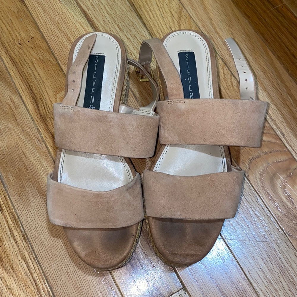 Steve Madden platform espadrilles - size 5